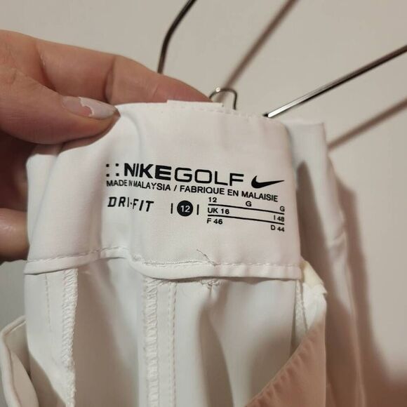 Nike Golf Dry Fit White Capri Pants - Size 12 - Picture 3 of 6